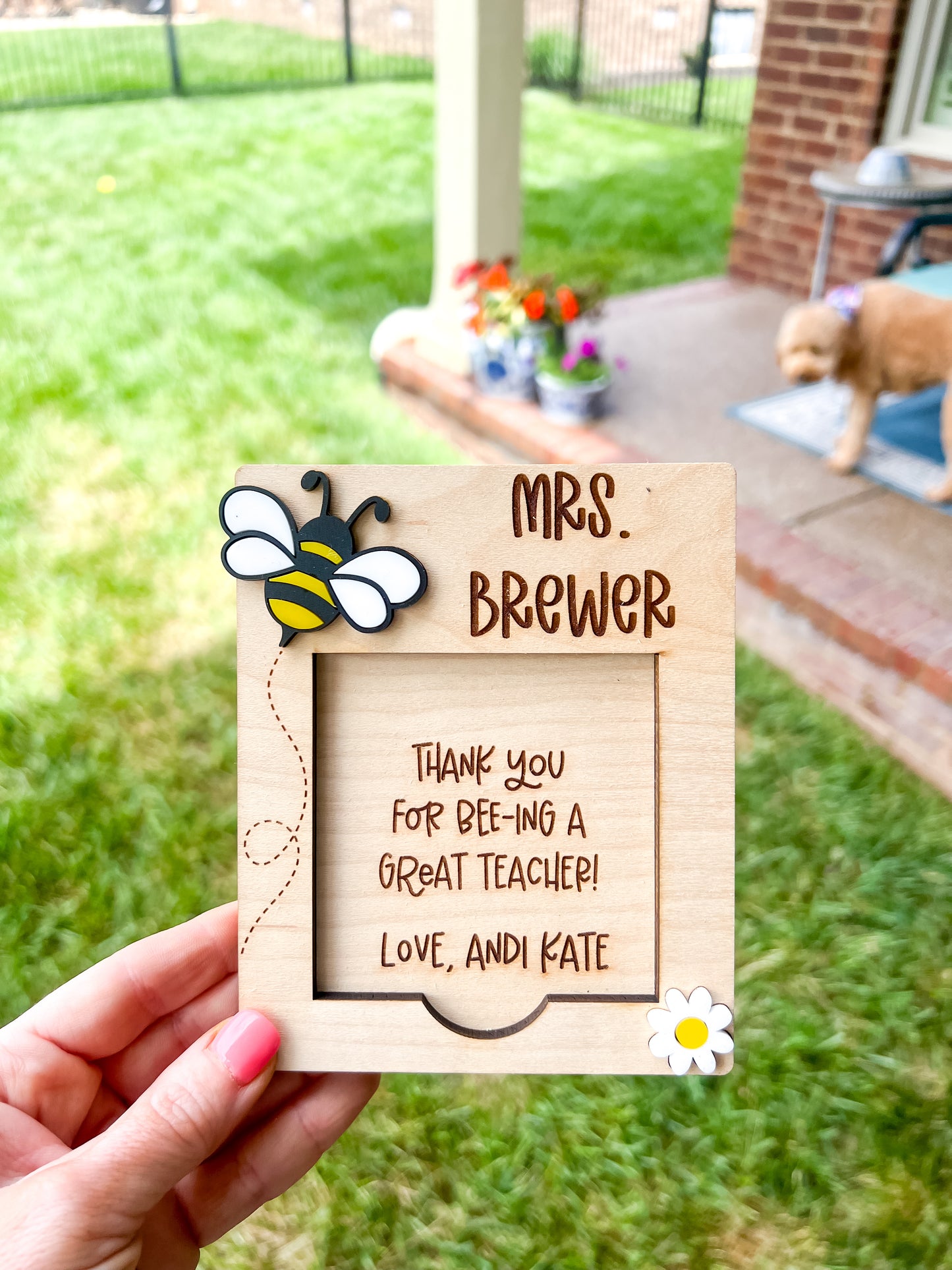 BEE Teacher Sticky Note Holder