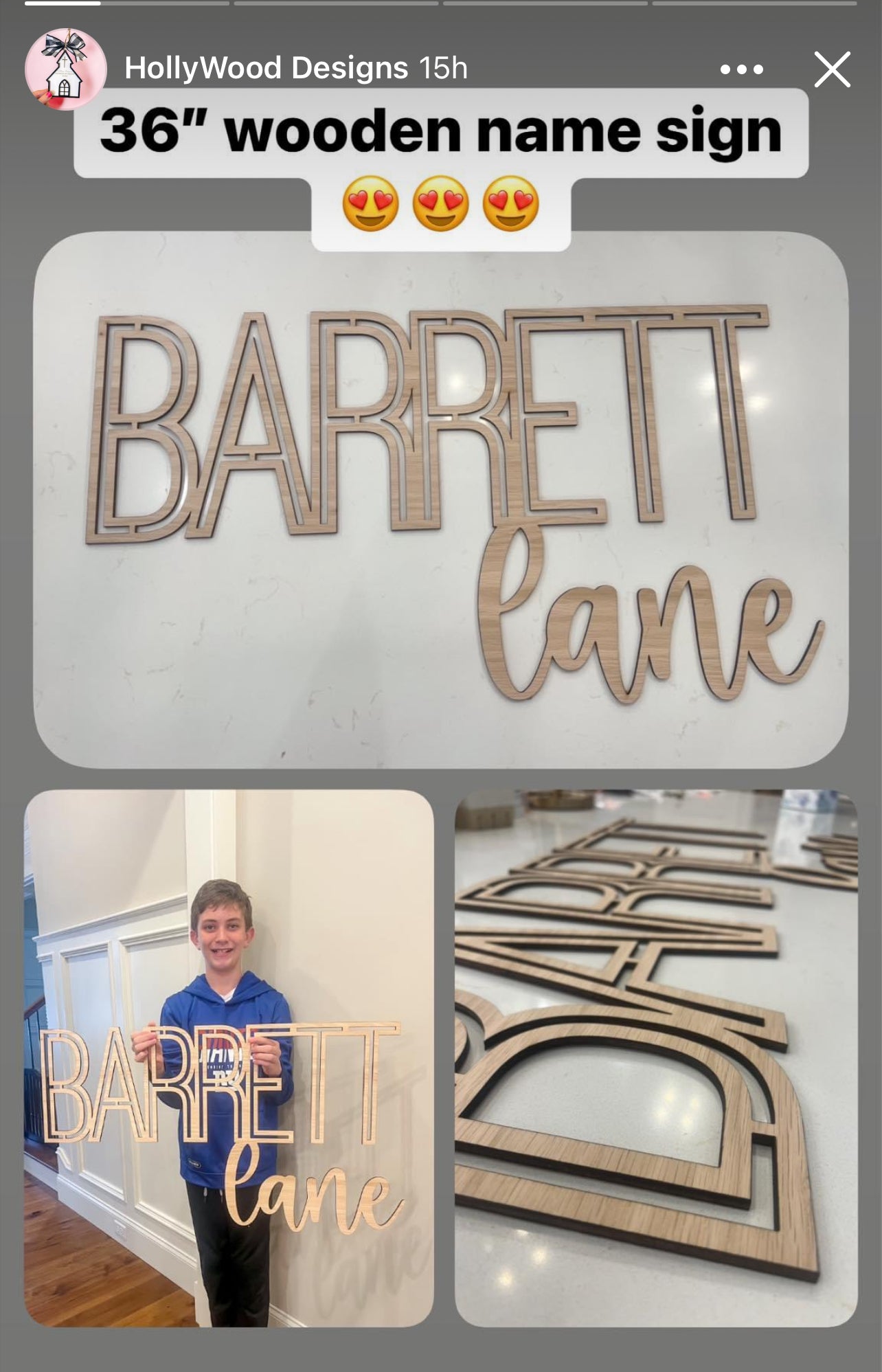 Large Name Signs