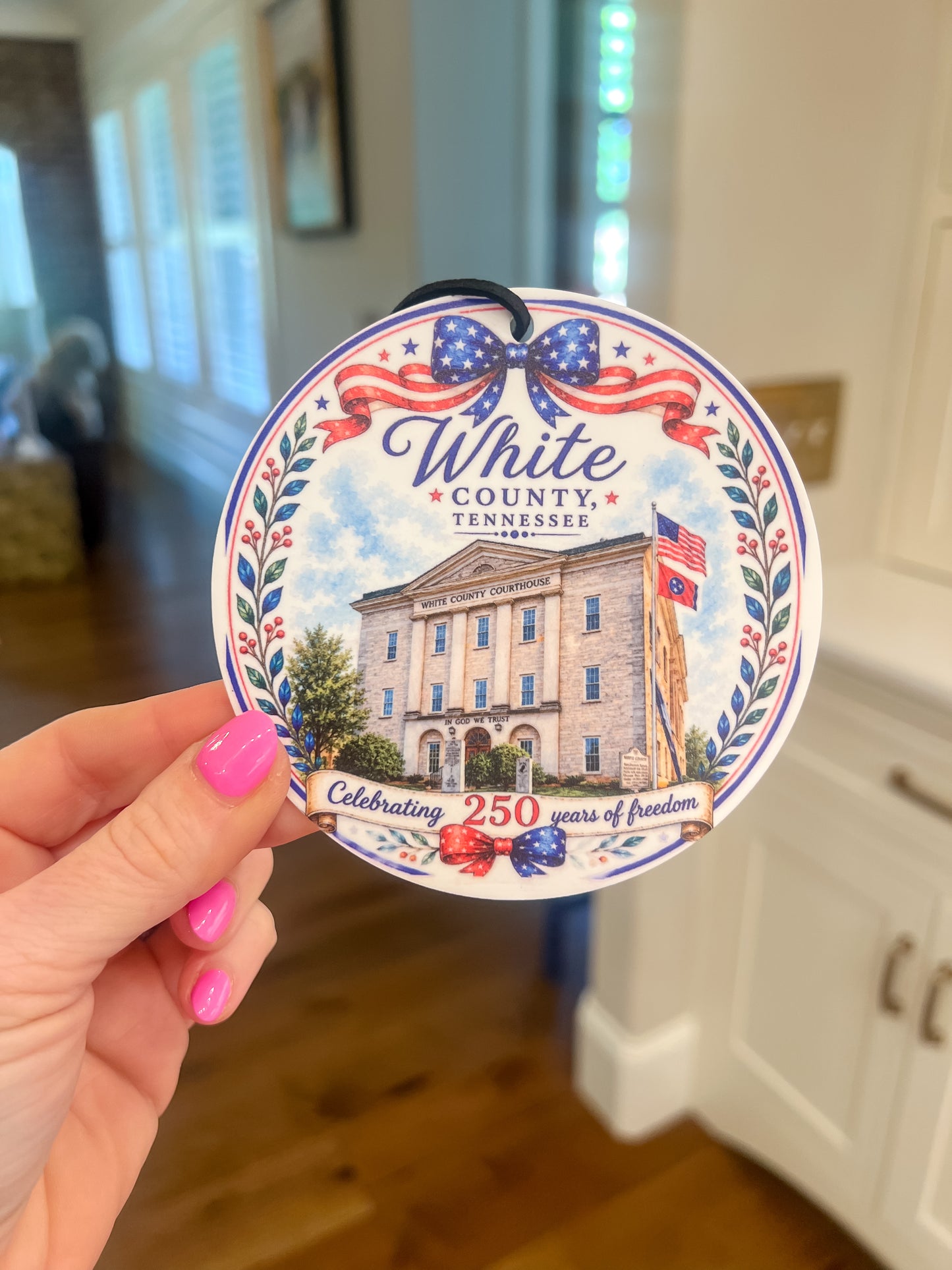 White County 250th Ornament