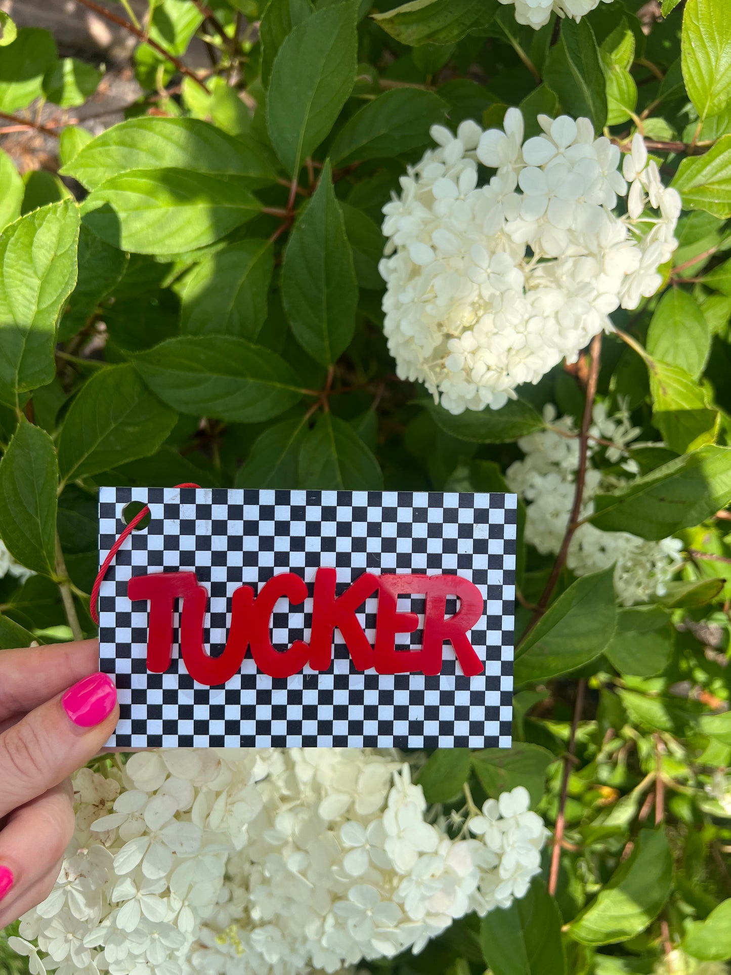 BackPack Tag (Straight or Scalloped)