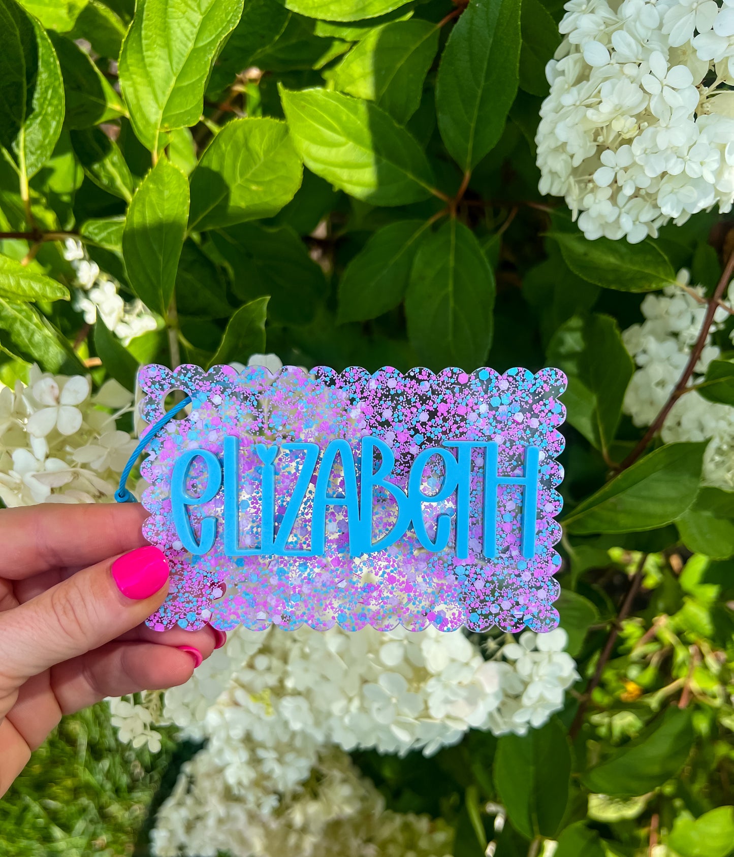 BackPack Tag (Straight or Scalloped)