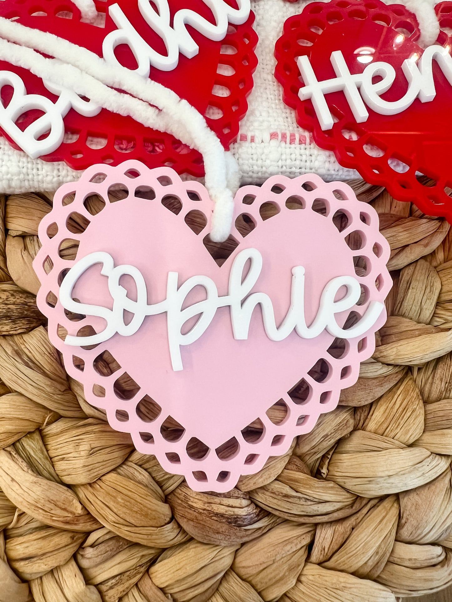 Acrylic Valentine Tag