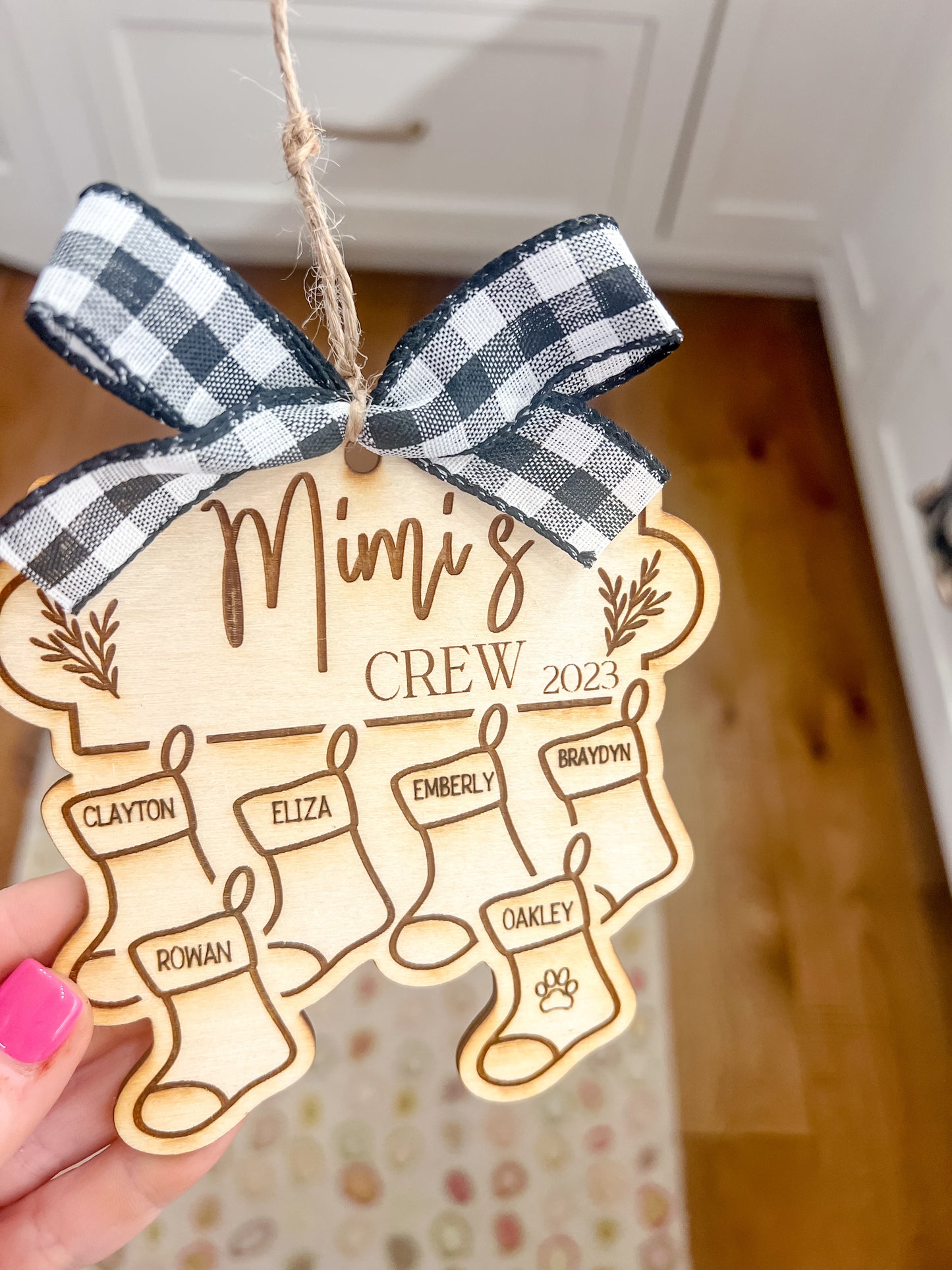 Family Ornament (Up to 19 names!)