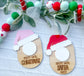 Santa Countdown Dry Erase Magnet