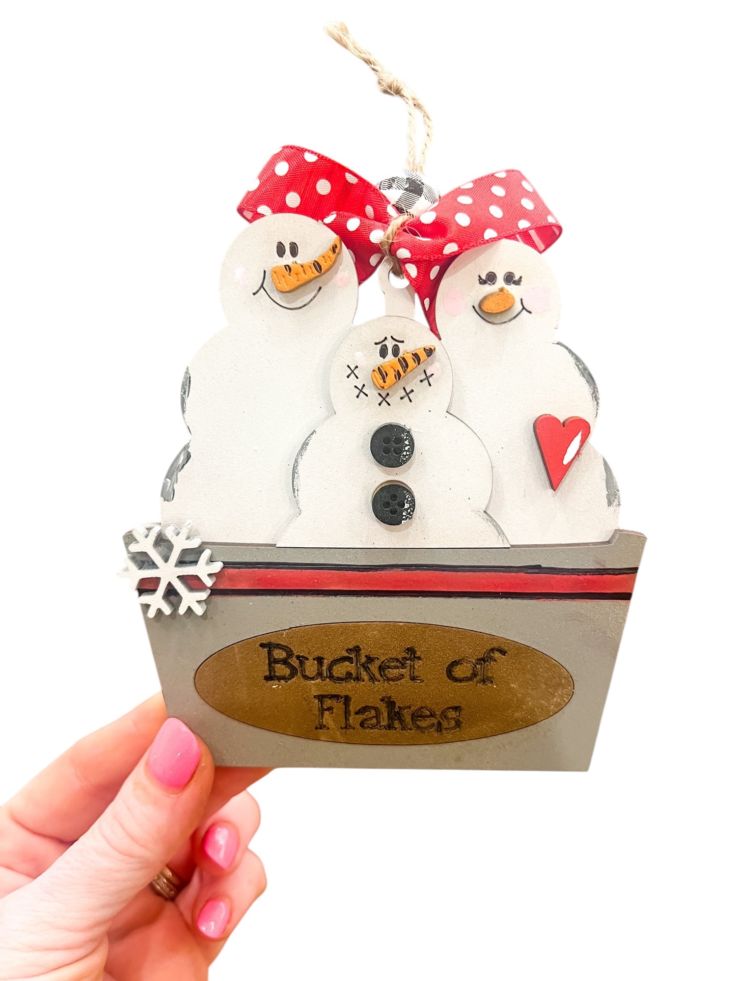 Bucket of Flakes DIY Ornament Kit