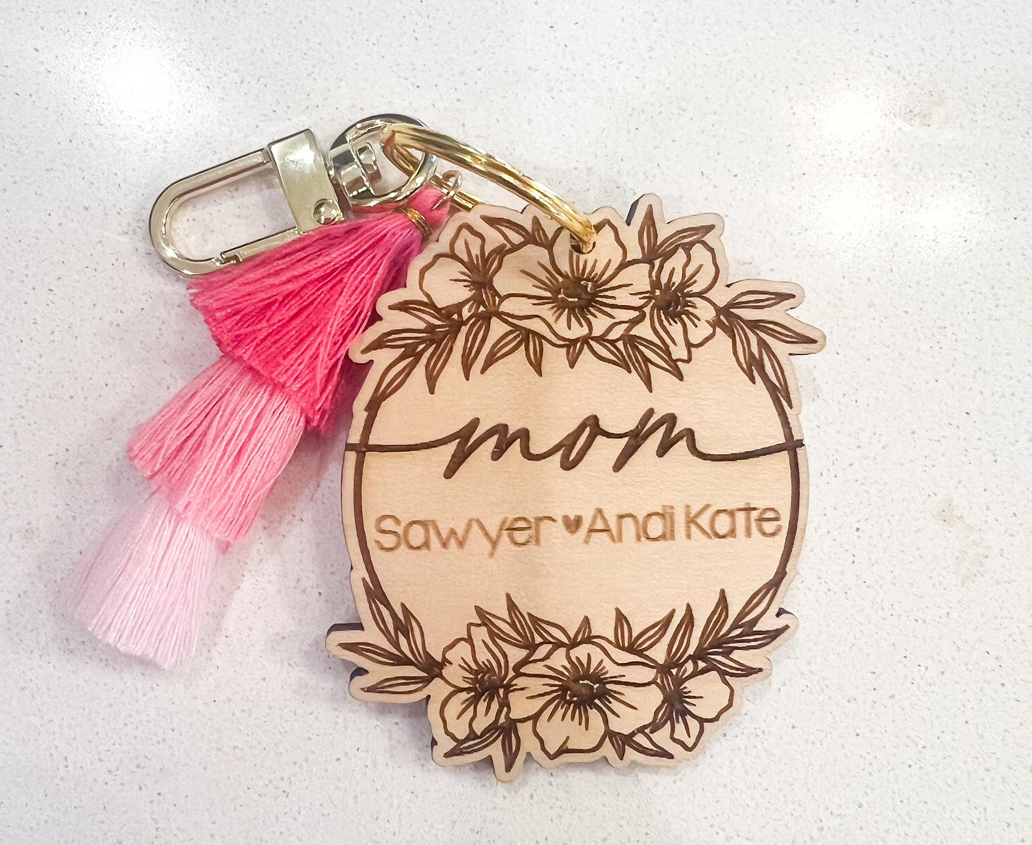 Mother’s Day “MOM” Keychain