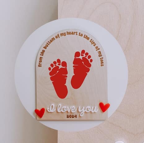 Baby Footprint Board