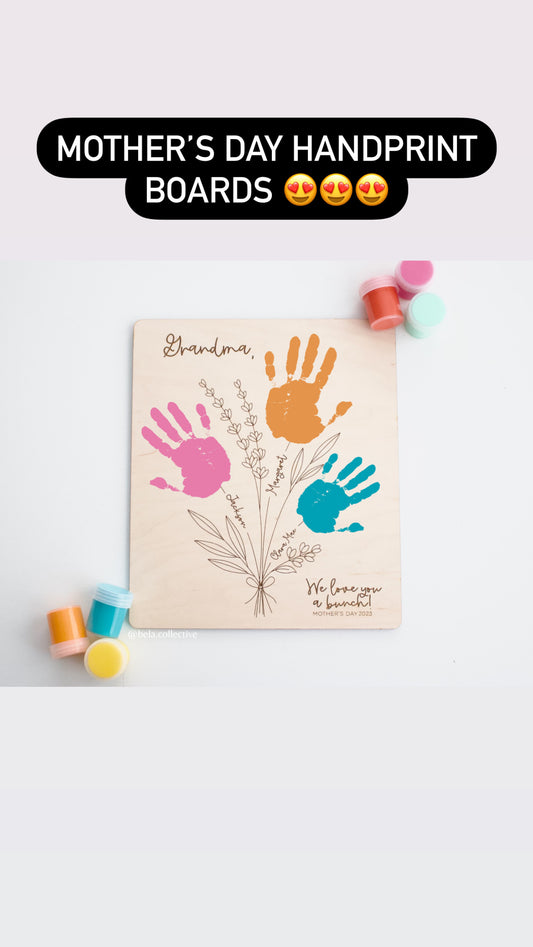 Mother’s Day Handprint Board