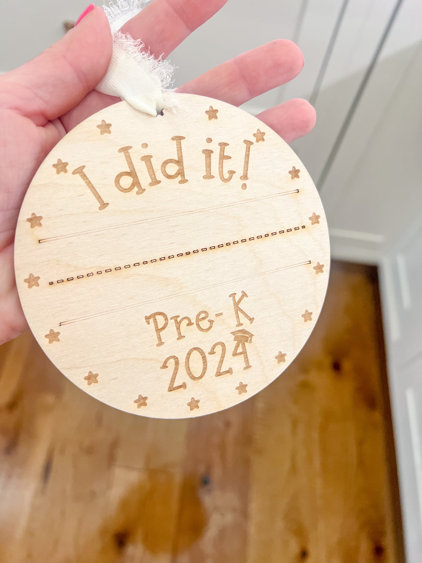 Kindergarten/ PRE-K Graduation Name Ornament