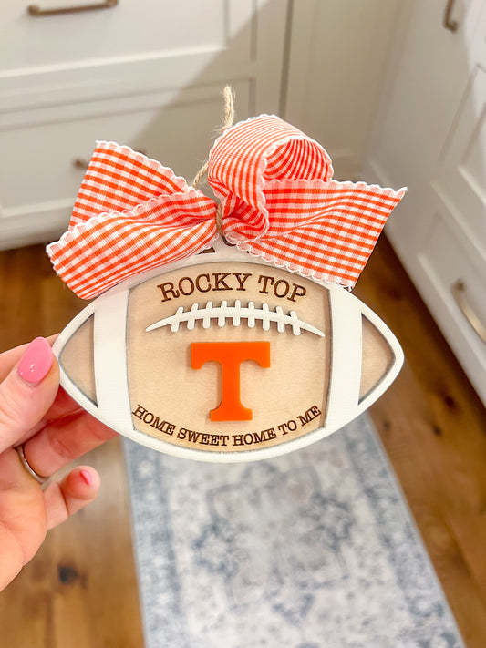 Tennessee UT Football Ornament