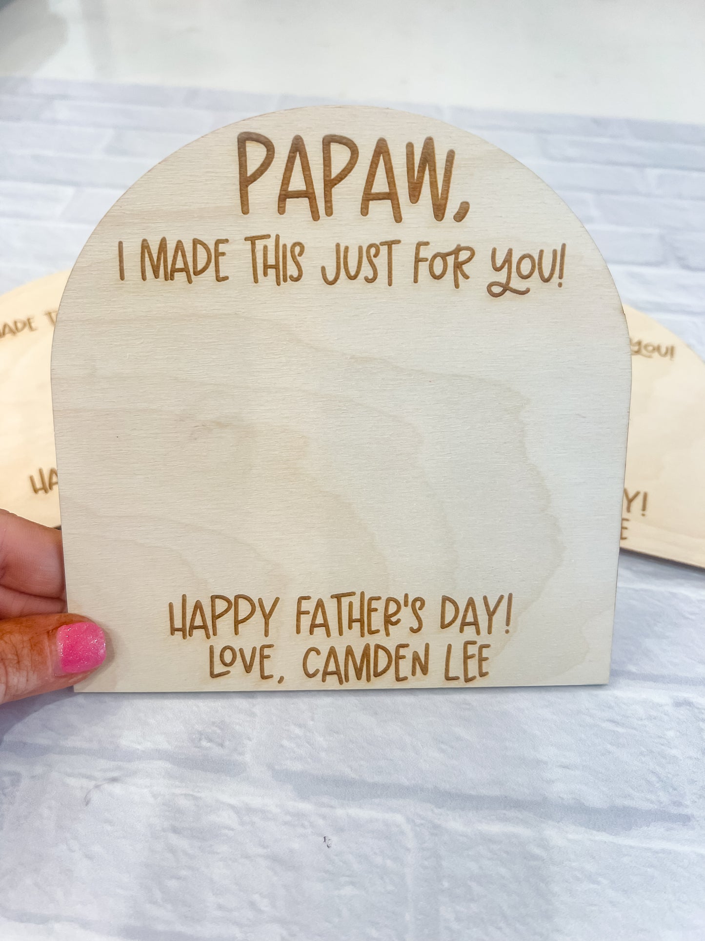 Personalized Father’s Day Drawing Board