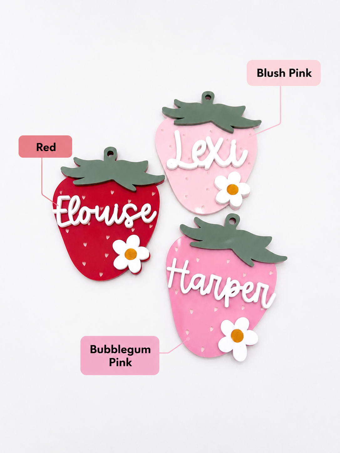 Berry Cute Bag Tag