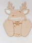 Reindeer Footprint Keepsake Sign