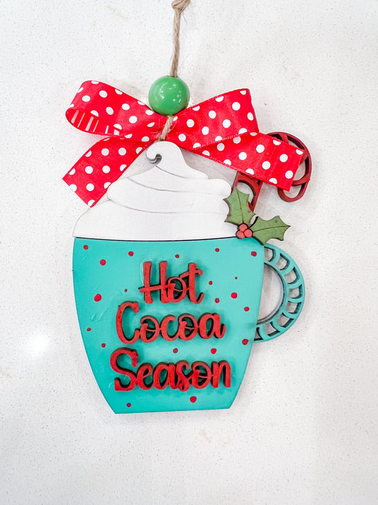 Hot Cocoa Mug DIY Ornament Kit