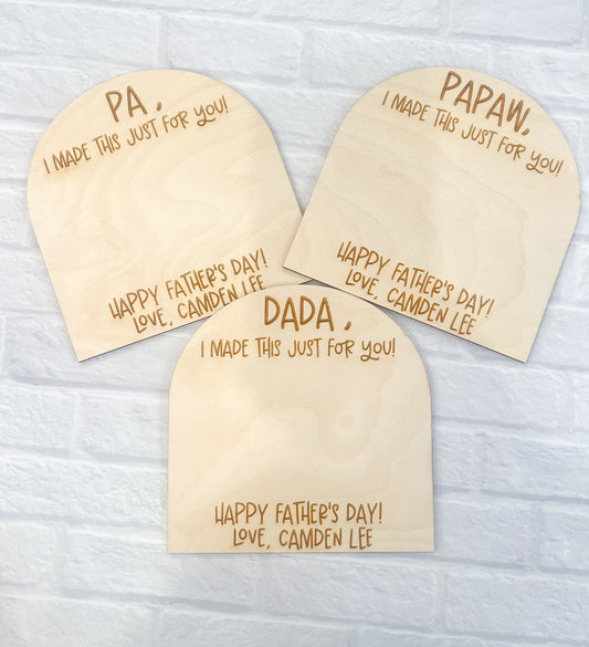 Personalized Father’s Day Drawing Board