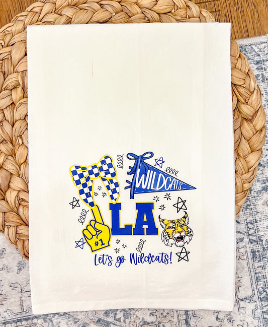 Livingston Academy Tea Towel