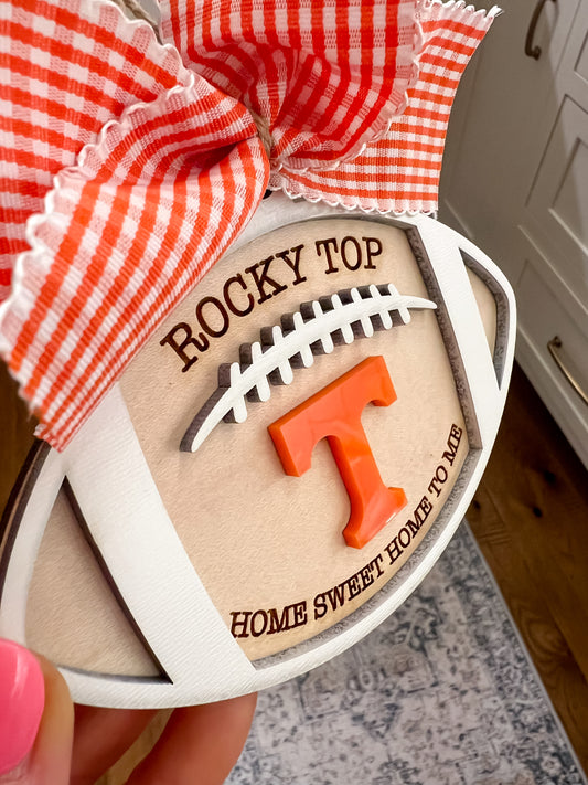Tennessee UT Football Ornament