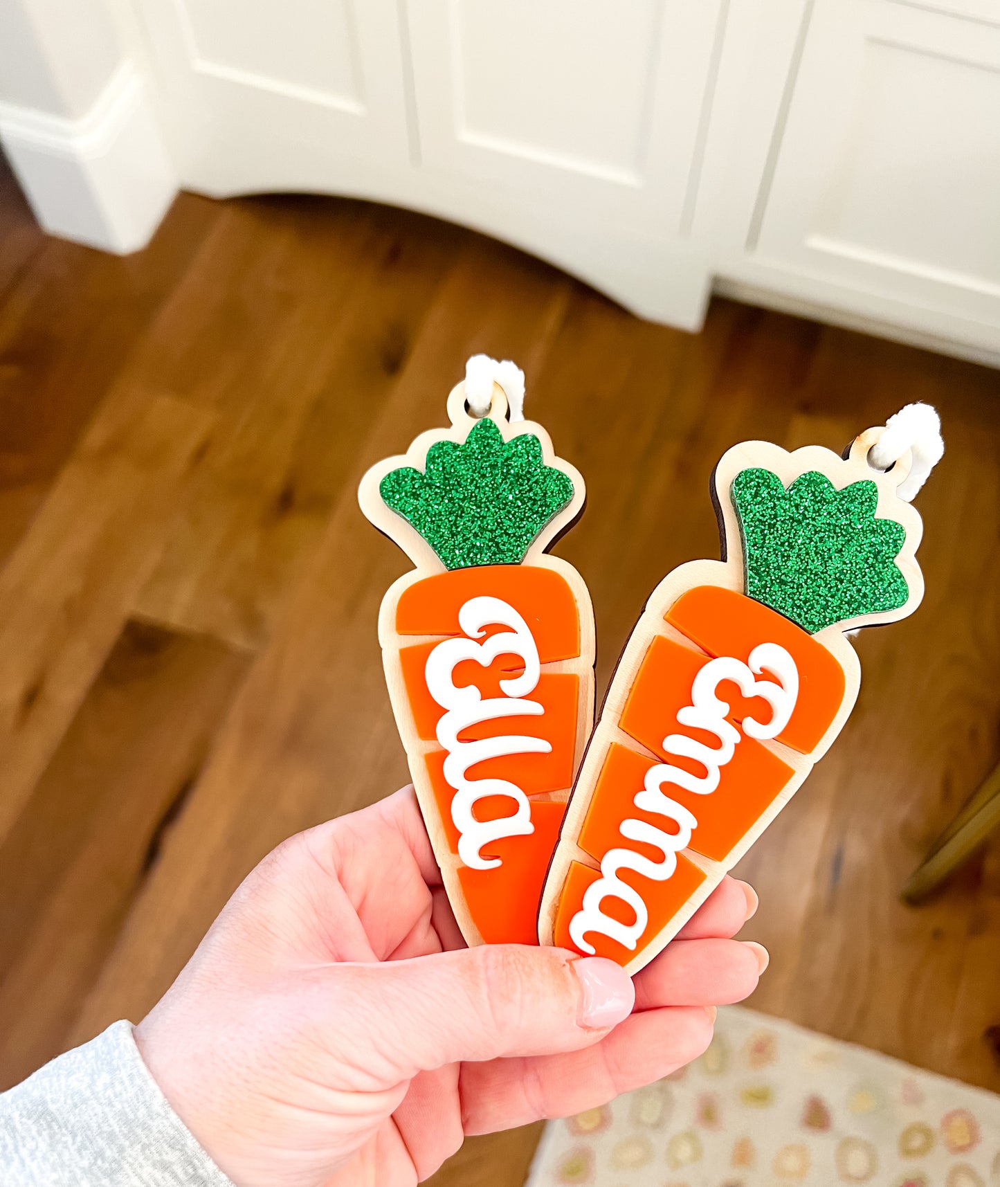 Easter Carrot Tags