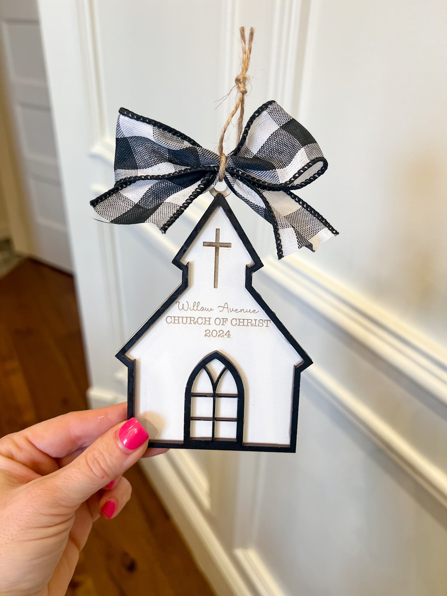 Personalized Church Ornament