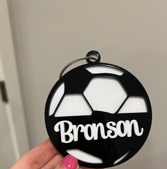 Soccer Bag Tag