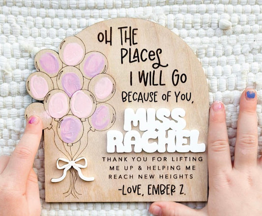 Teacher Appreciation Fingerprint Board