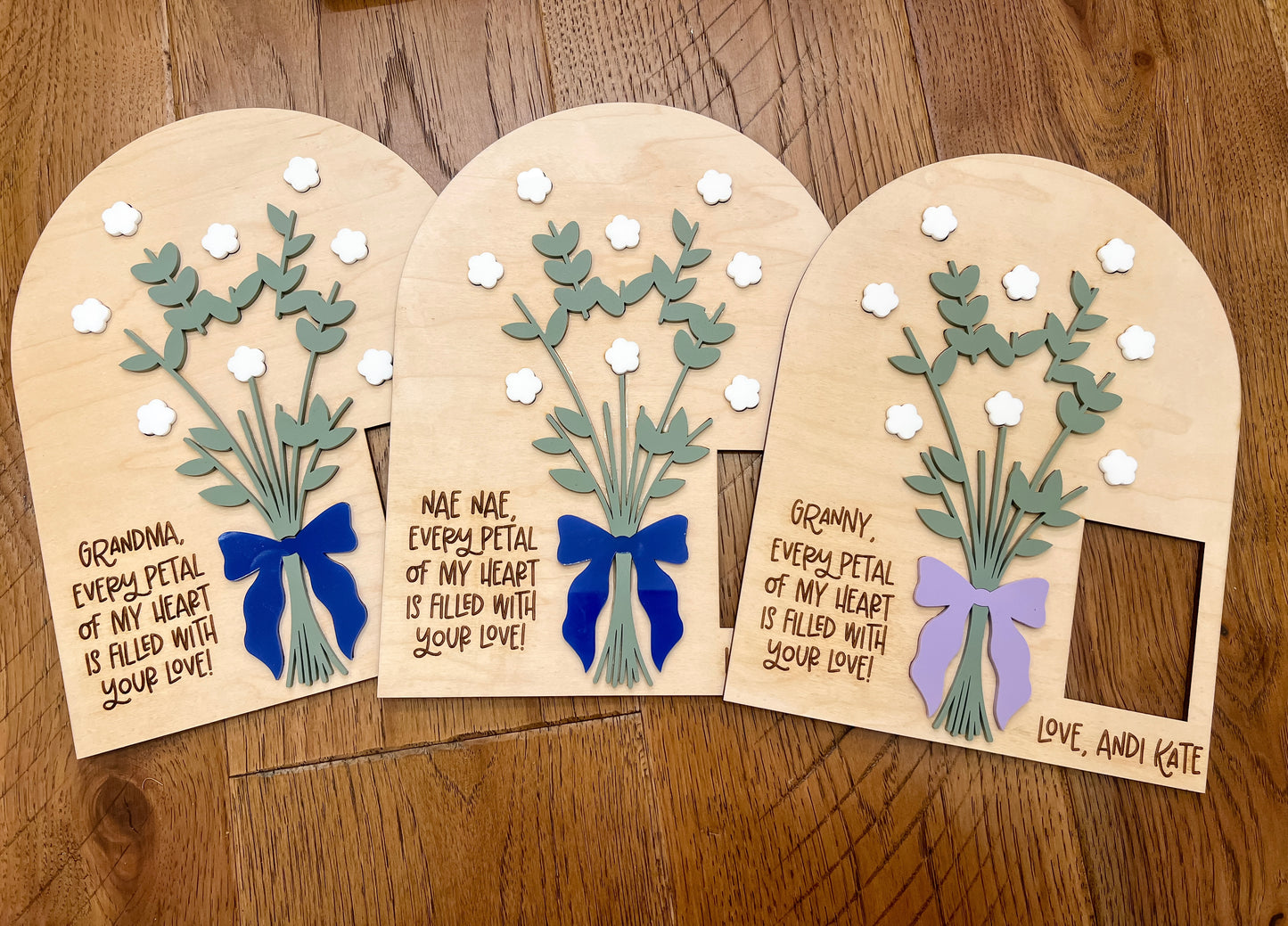 Fingerprint Flower Frame Mother’s Day