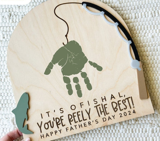 FATHER’S DAY “Ofishal” Handprint Board