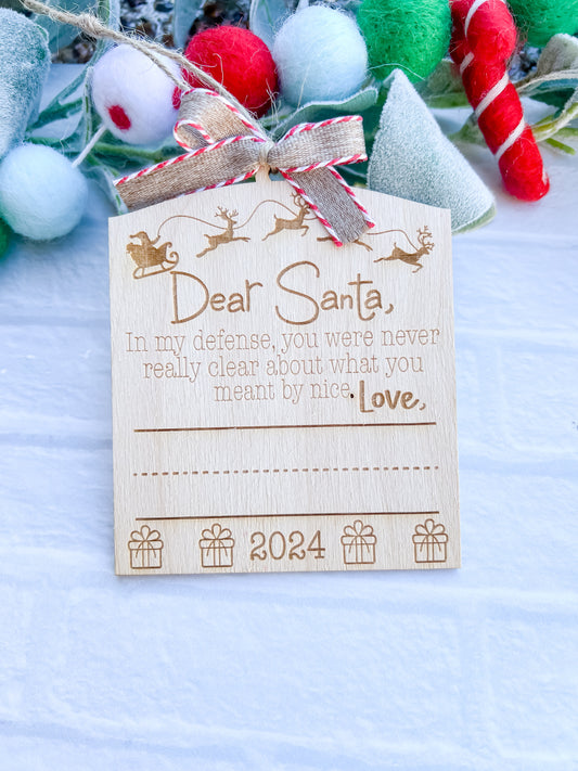 Child’s Handwritten Name Keepsake Ornament