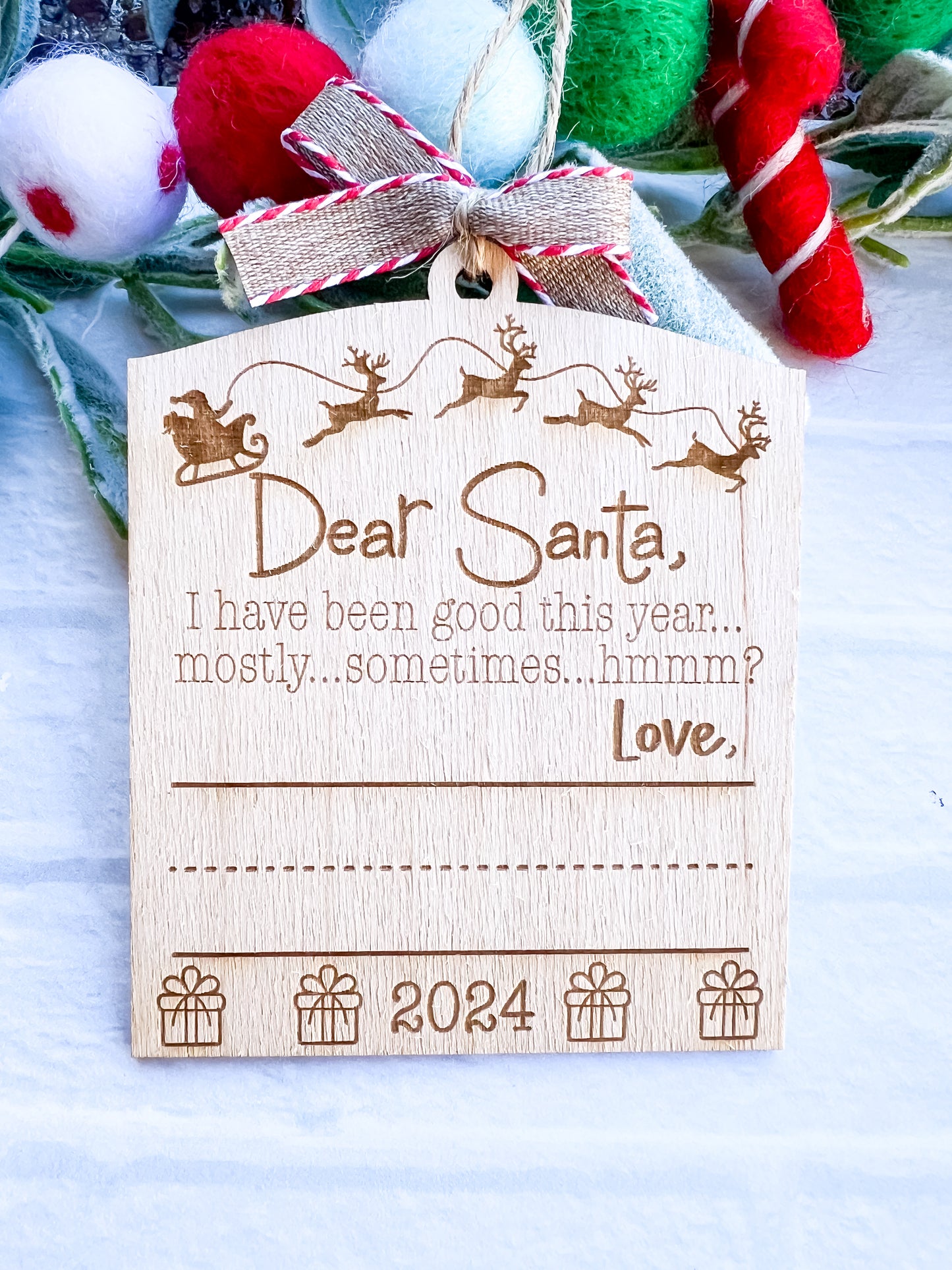 Child’s Handwritten Name Keepsake Ornament