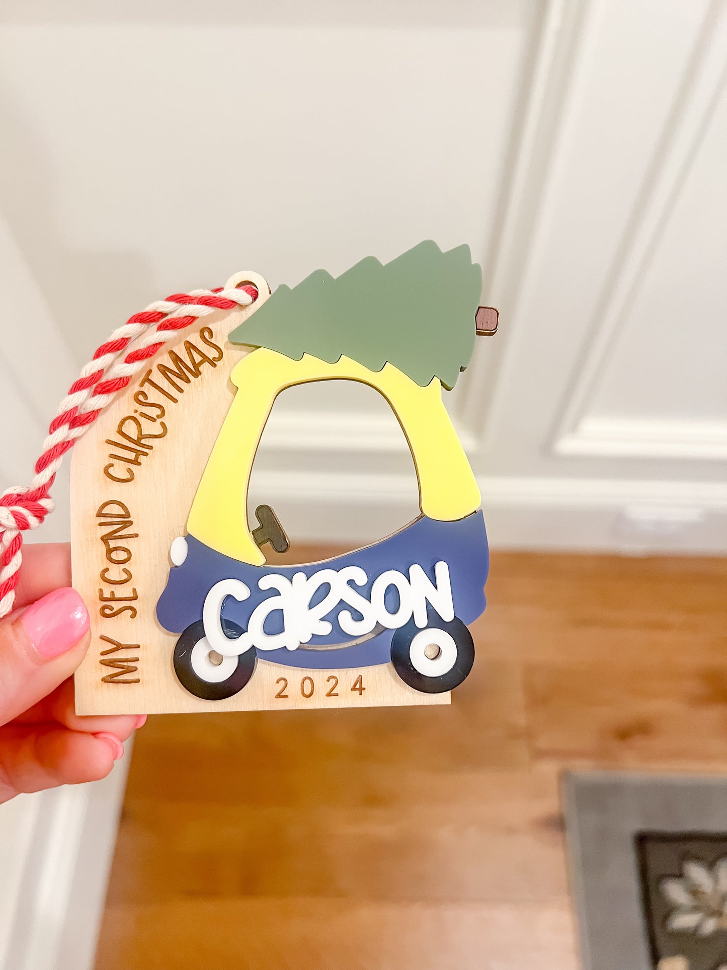 Cozy Coupe Christmas (Photo Frame Ornament)