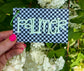 BackPack Tag (Straight or Scalloped)