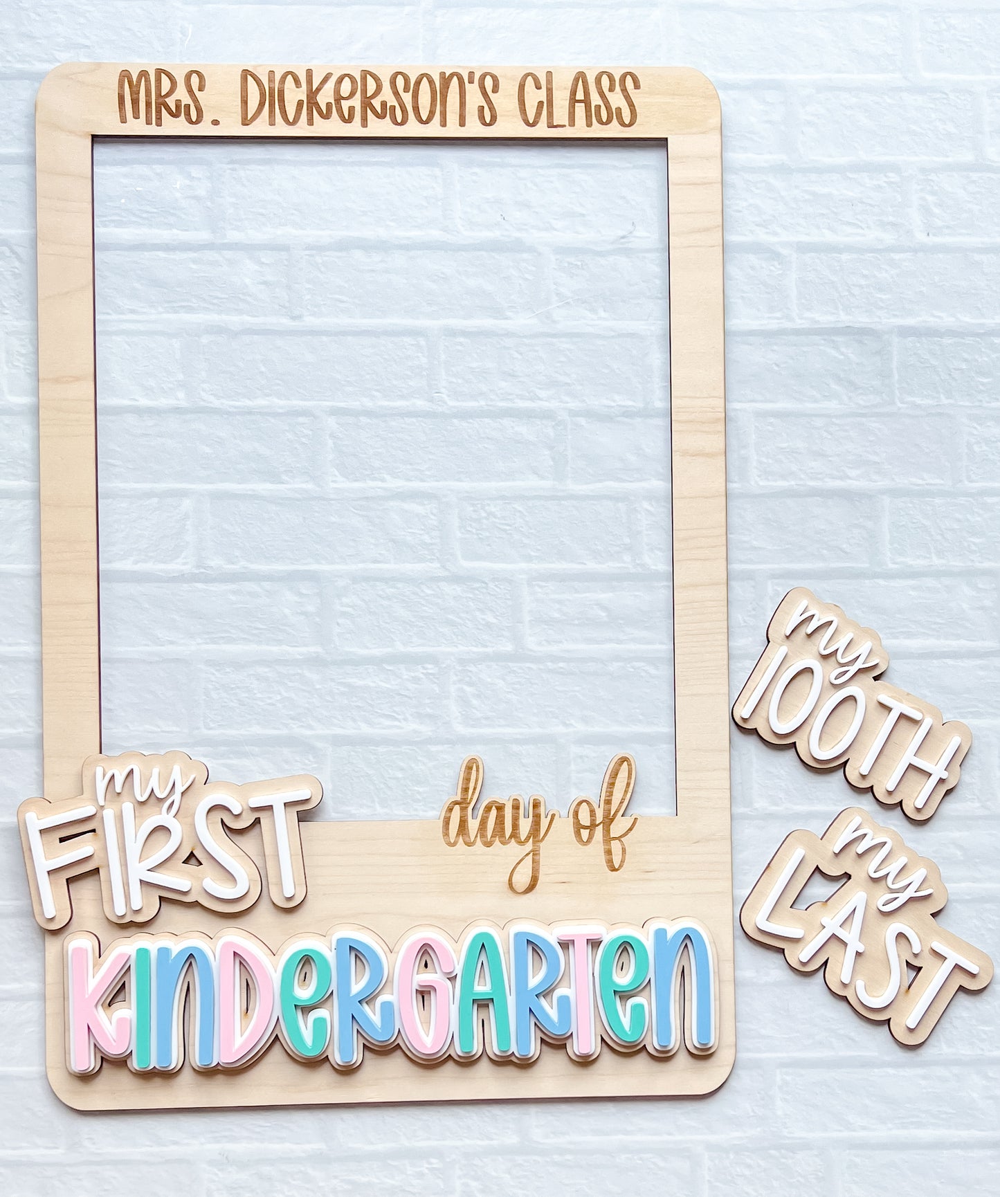 Classroom Photo Board - Interchangeable