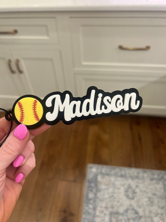 Softball Bag Tag