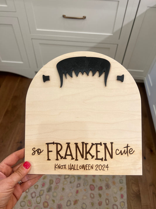 So FRANKEN Cute Handprint Board