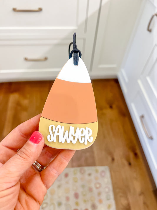 Candy Corn BOO Bag Tag