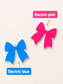 Personalized Neon Bow Tag