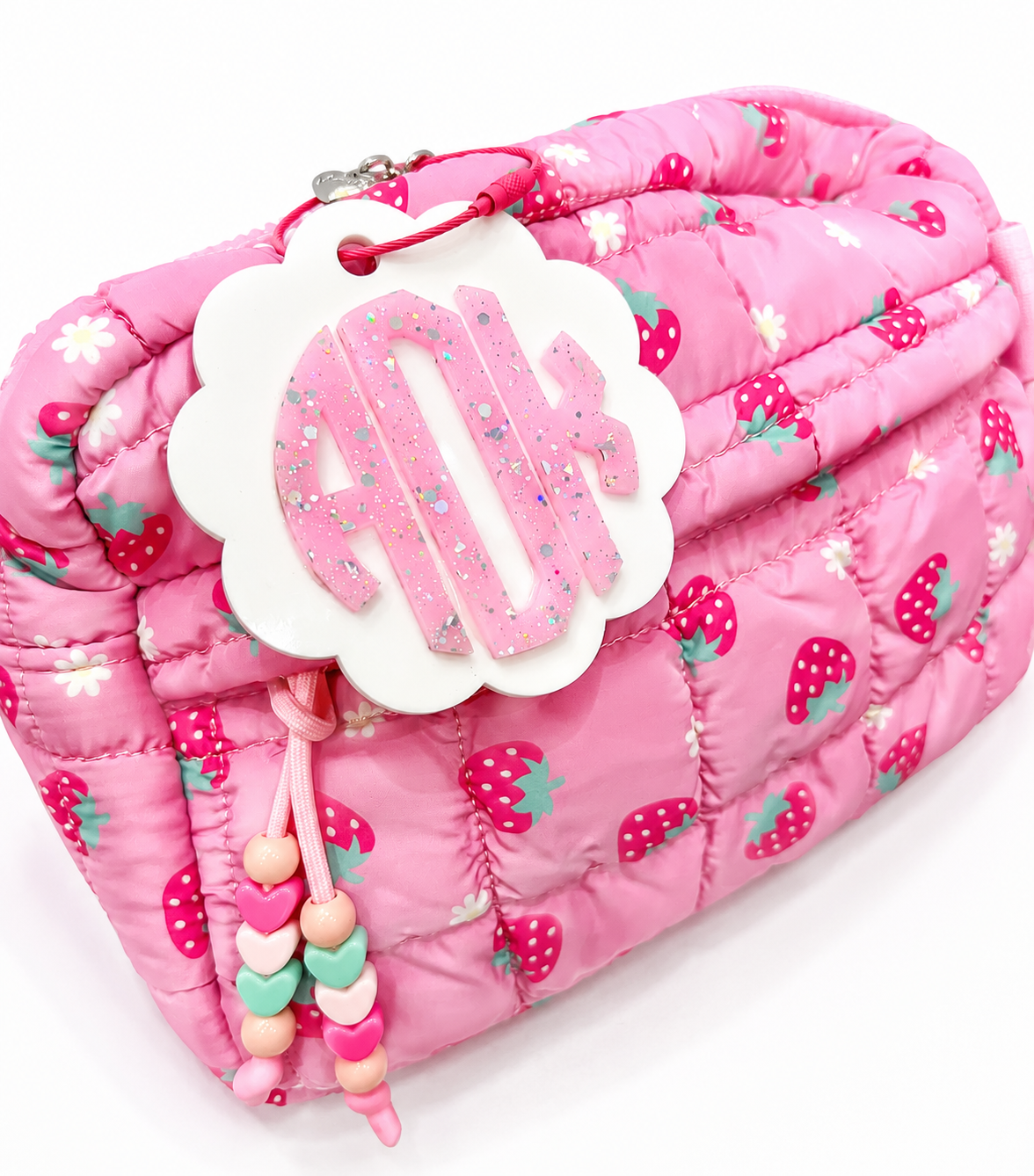Scallop Monogram Tag