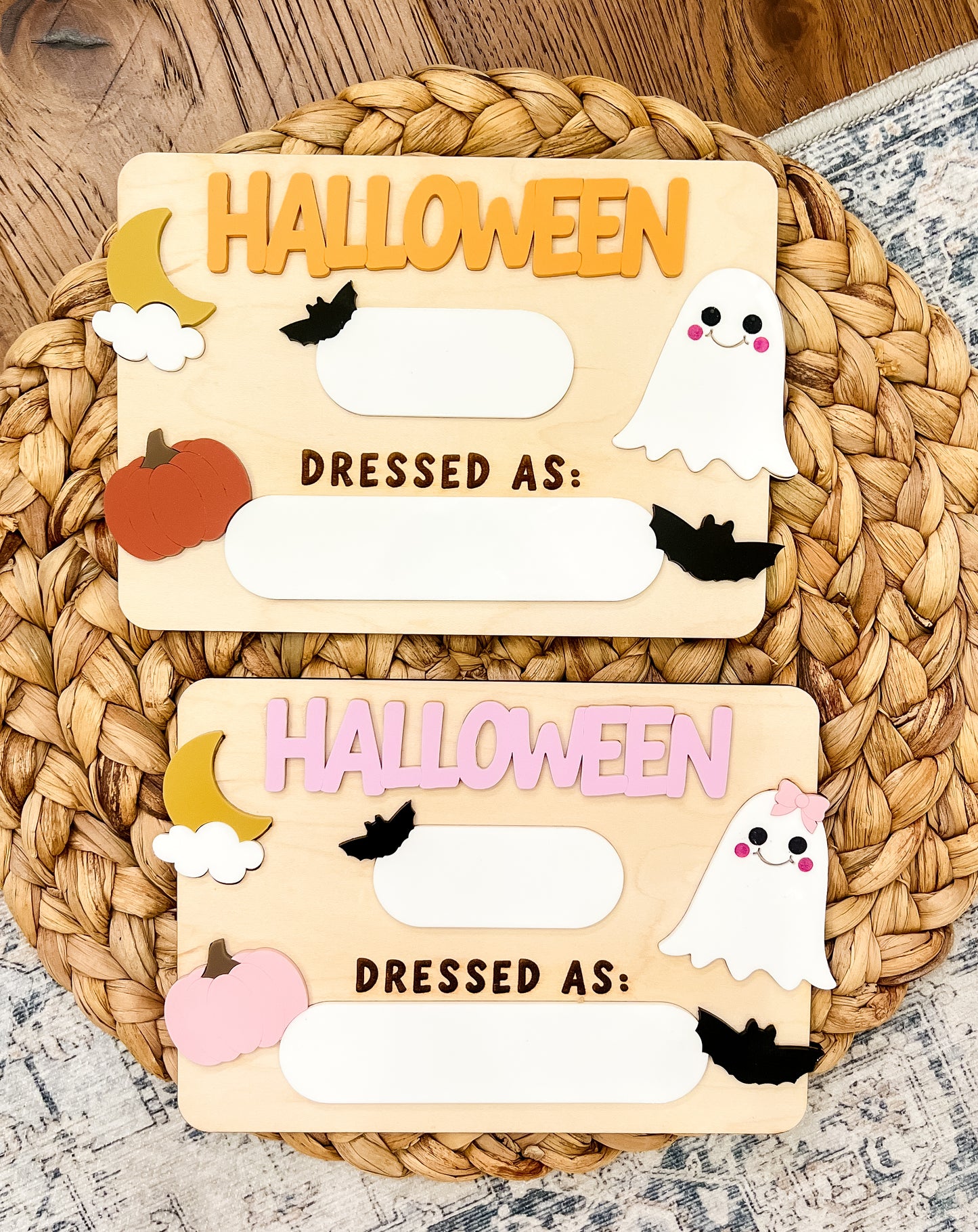 Halloween Costume Photo Prop Sign