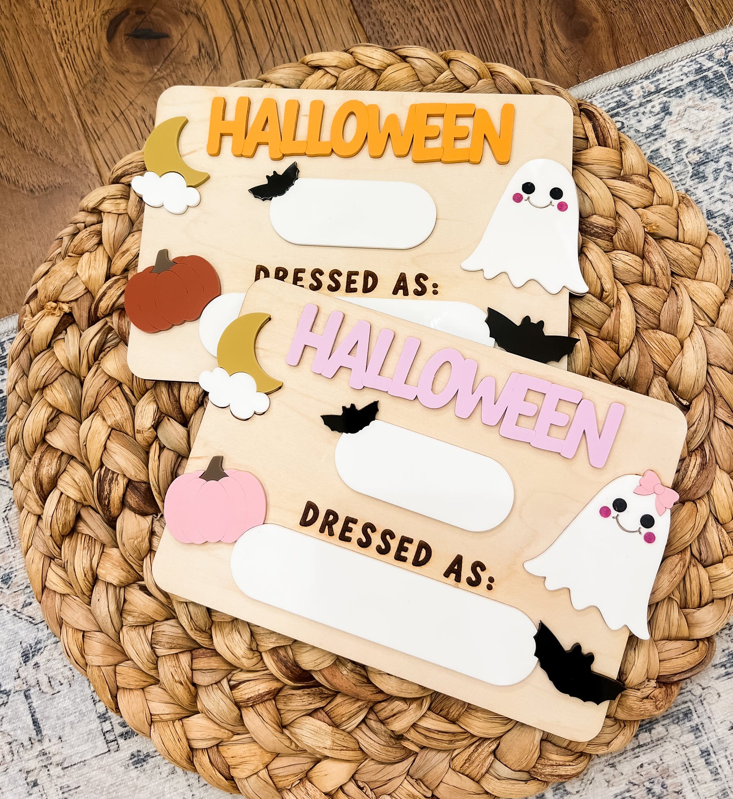 Halloween Costume Photo Prop Sign