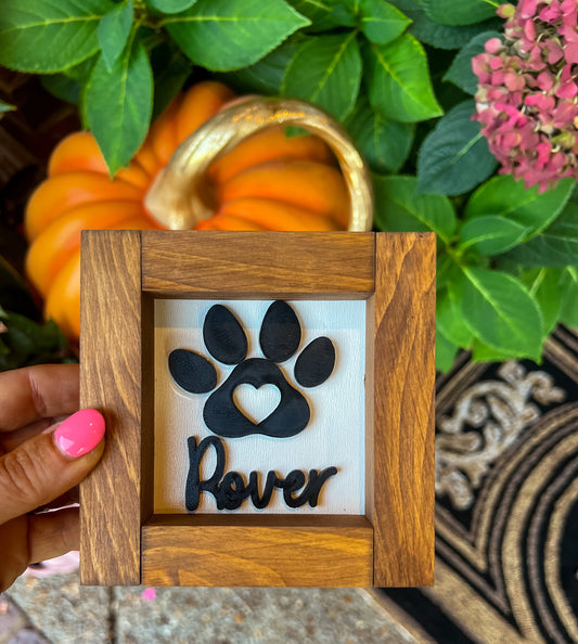 Wooden Frame - Pet Memorial
