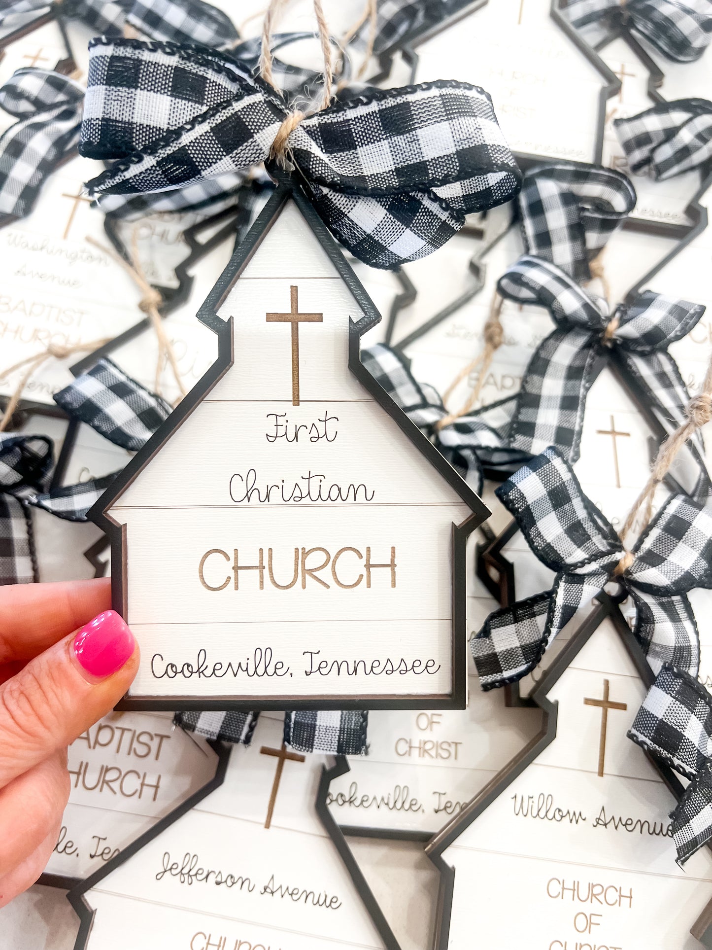 Personalized Church Ornament