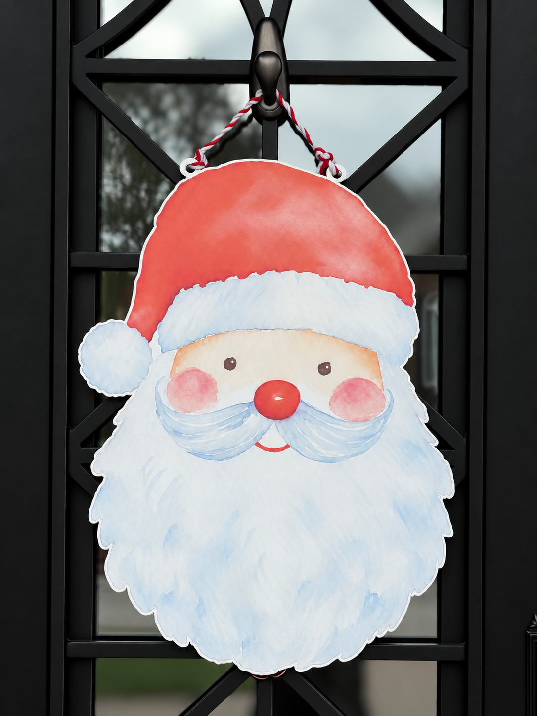 Cutesy Santa Claus Door Hanger