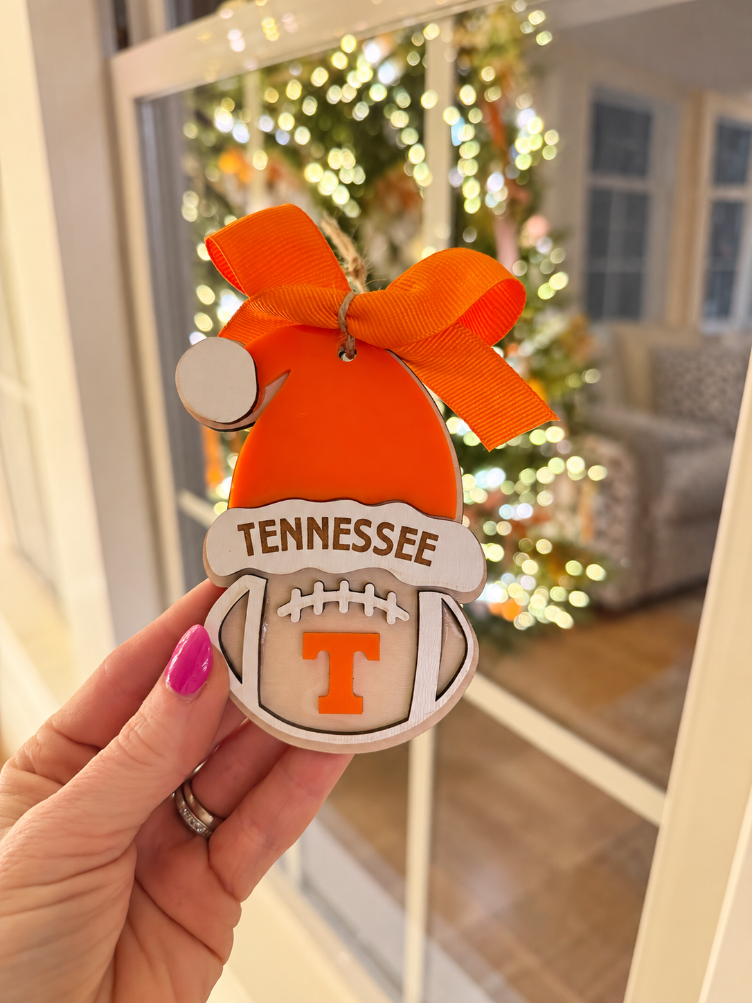 Tennessee Santa Ornament