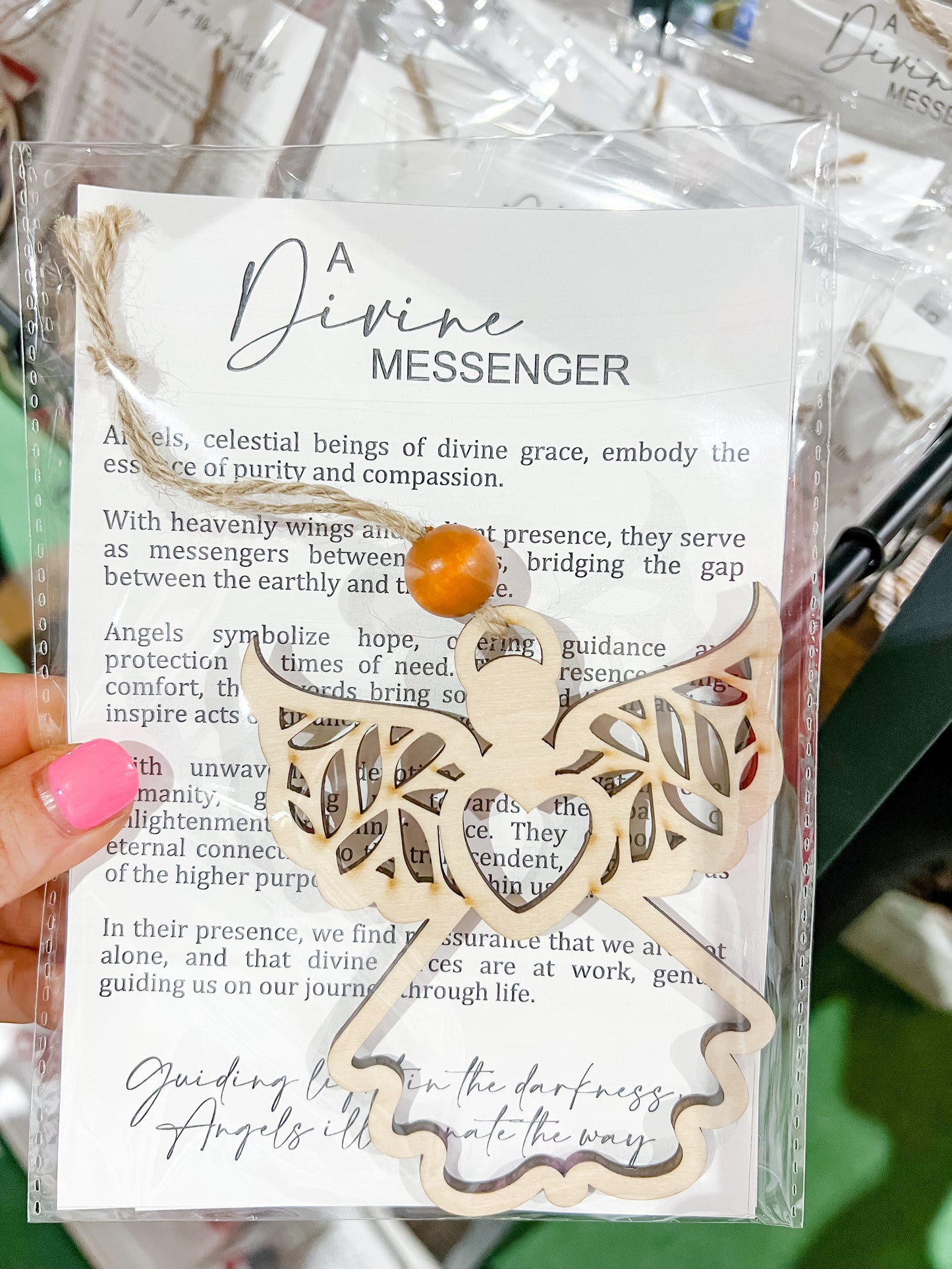 Divine Messenger Story Card Ornament