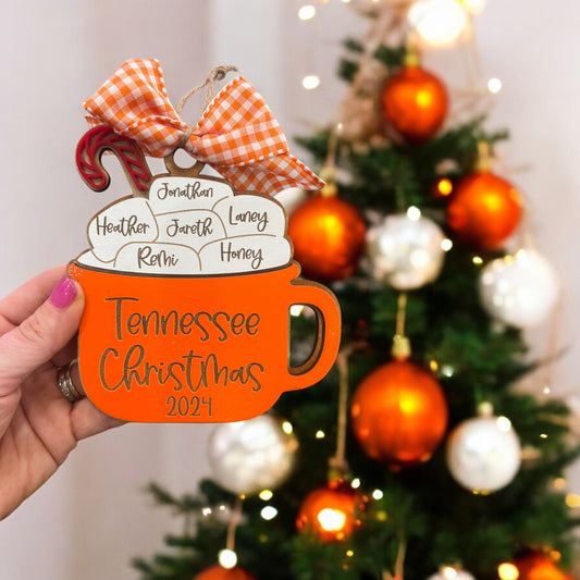 Tennessee Christmas Mug Ornament