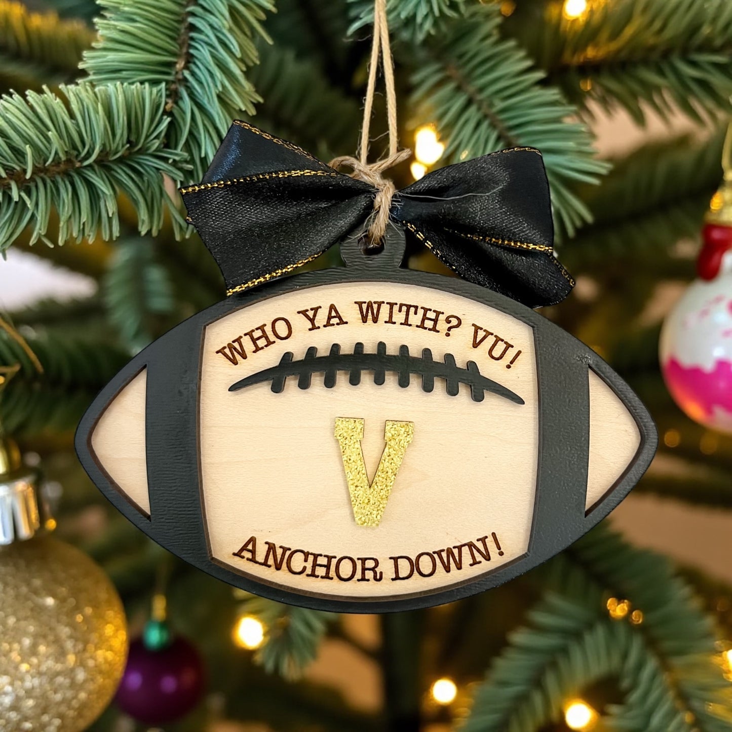 Vandy Football Ornament