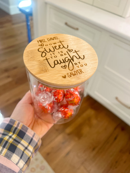 Teacher Candy Jar