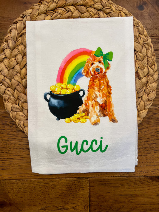 St. Patrick’s Day Personalized Tea Towels
