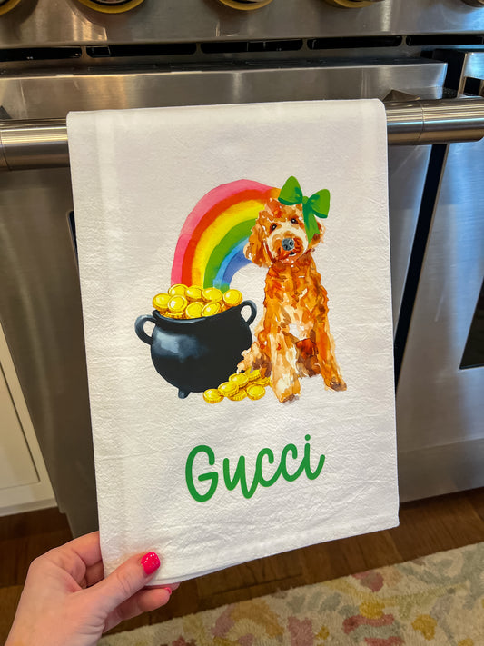 St. Patrick’s Day Personalized Tea Towels