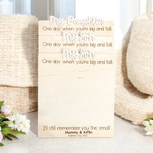 Mommy & Me Handprint Board